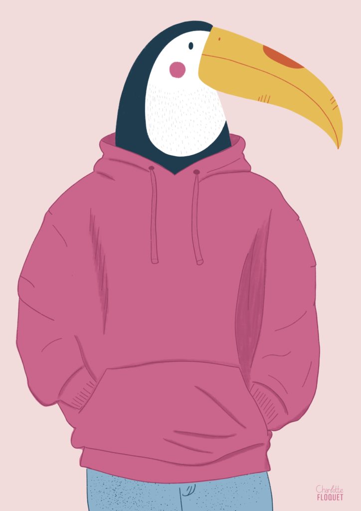 Charlotte Floquet illustration toucan