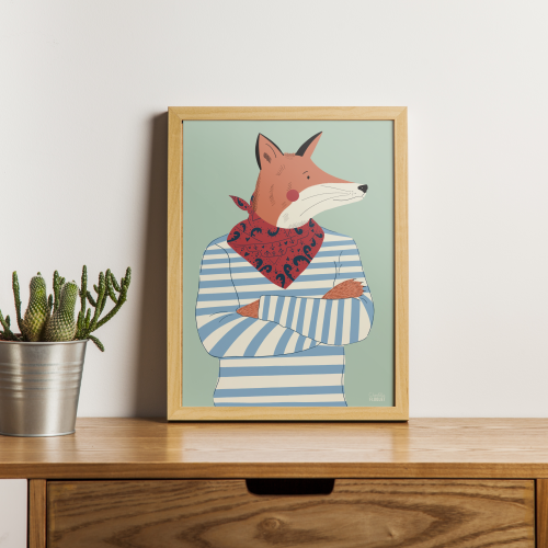 Charlotte Floquet renard cadre